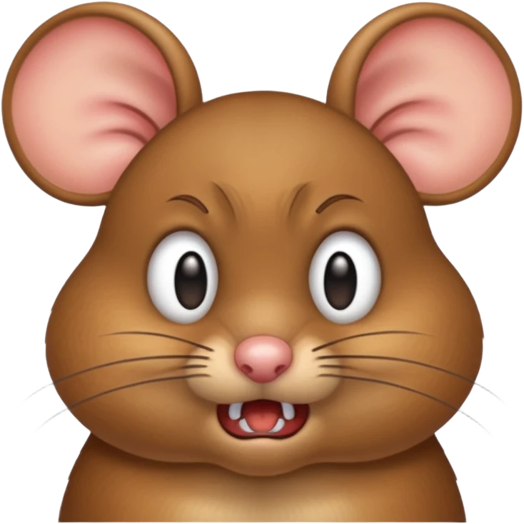 no make it a mouse cussing emoji