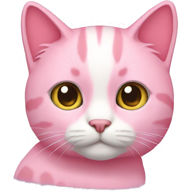 Pink Ar cat emoji