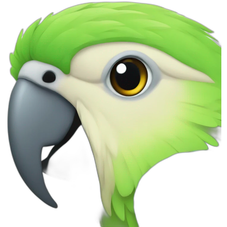 parakeet head emoji