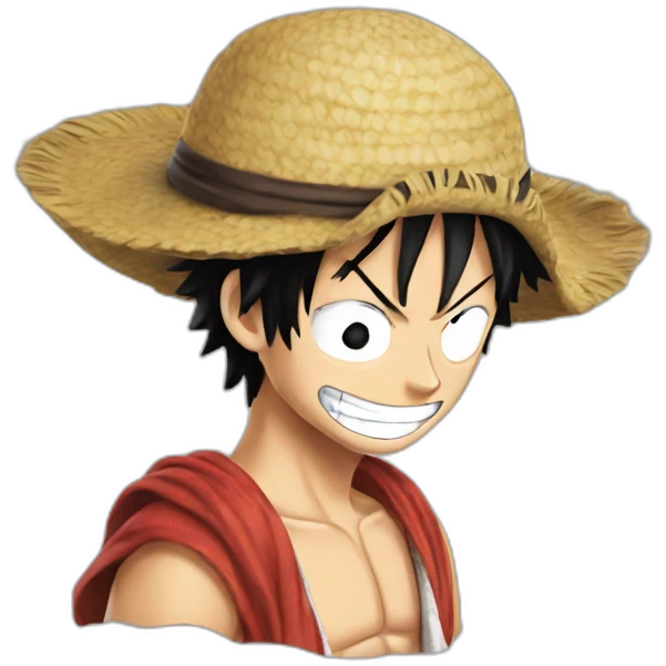 luffy one piece emoji