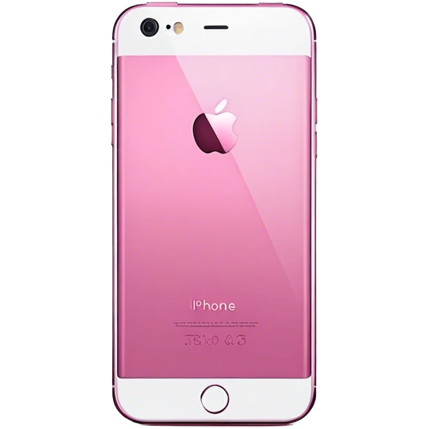 Pink iphone emoji