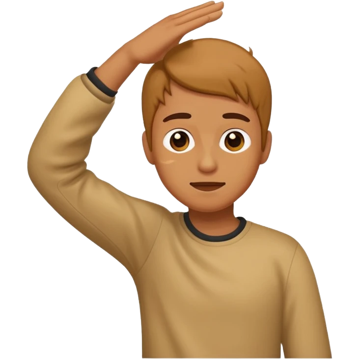 someone dabbing emoji