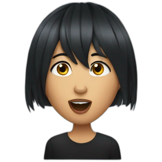 Loreen singing at Eurovision emoji