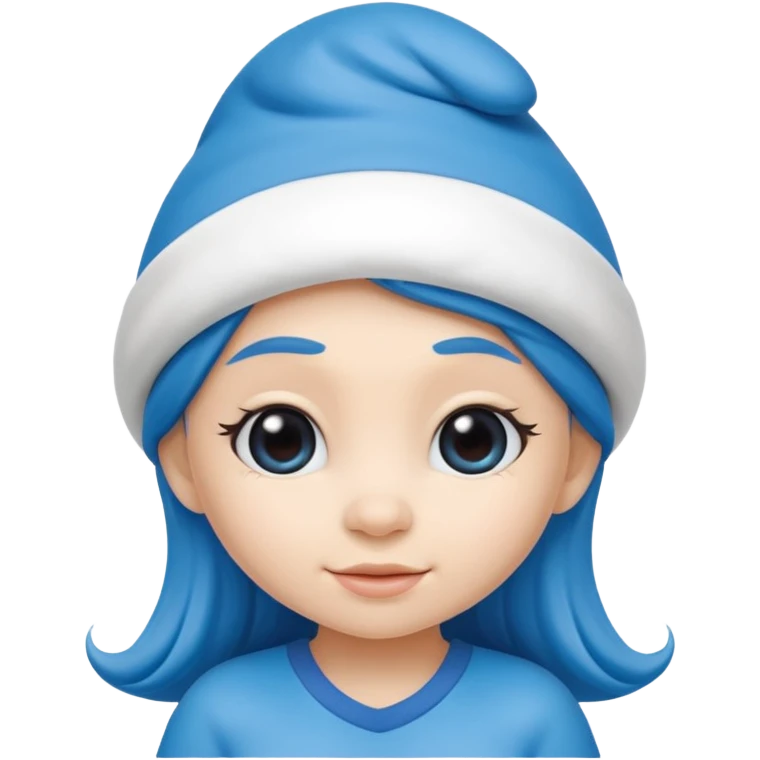 girl smurf  emoji