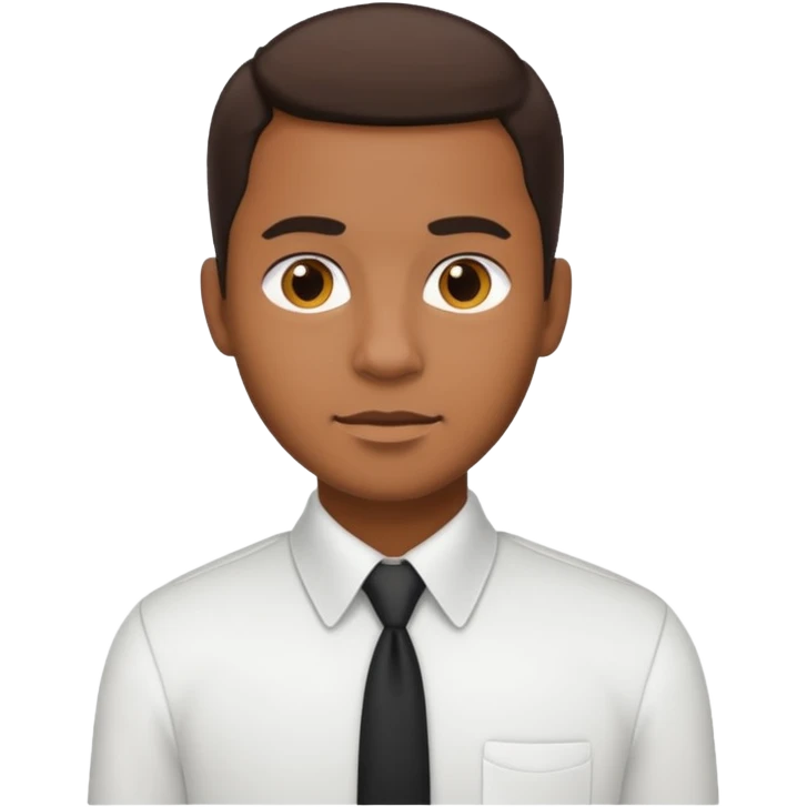 black man thief white shirt emoji