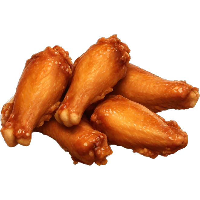 Chicken wings food  emoji