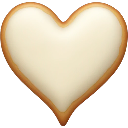 vanilla love heart emoji