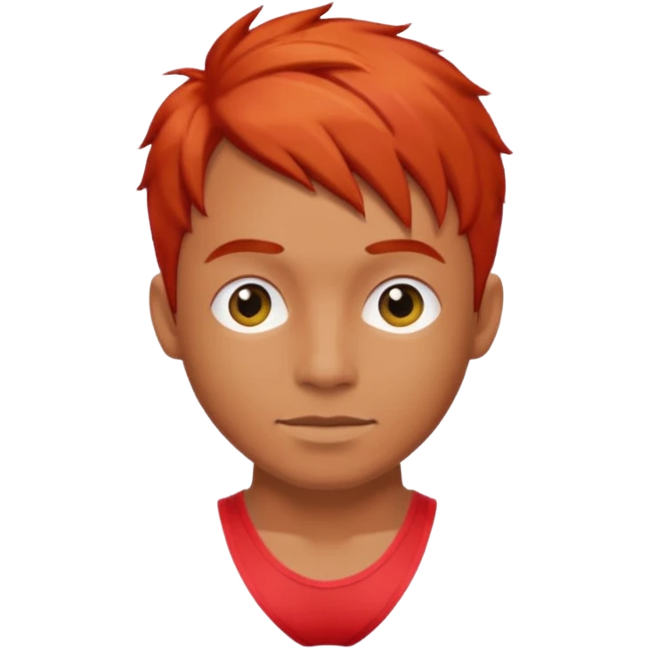 man in bathing suits with red hair emoji