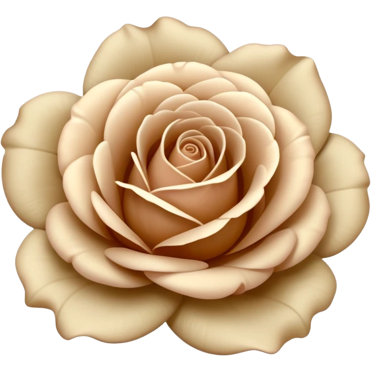 beige rose emoji