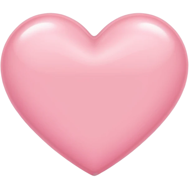 light pink heart emoji