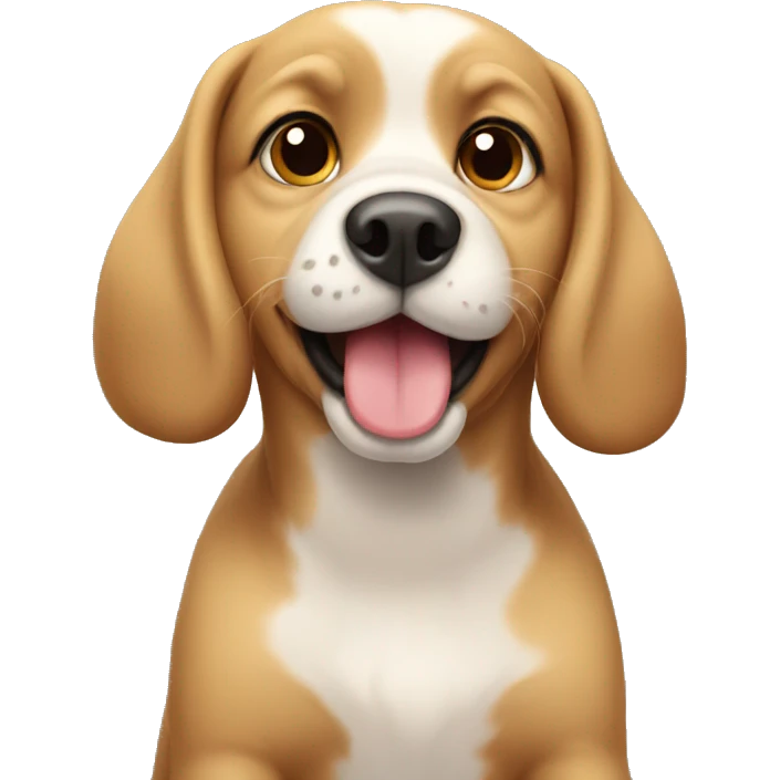 Cute dog emoji