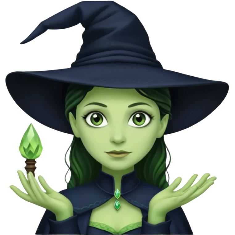 elphaba holding space emoji