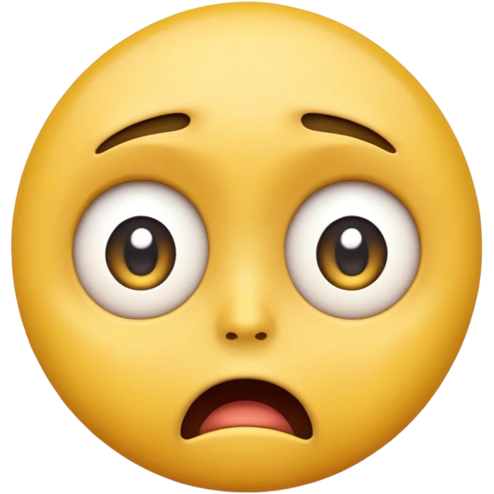 Scared in love emoji emoji
