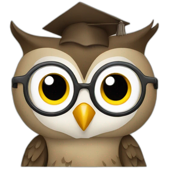 owl student emoji