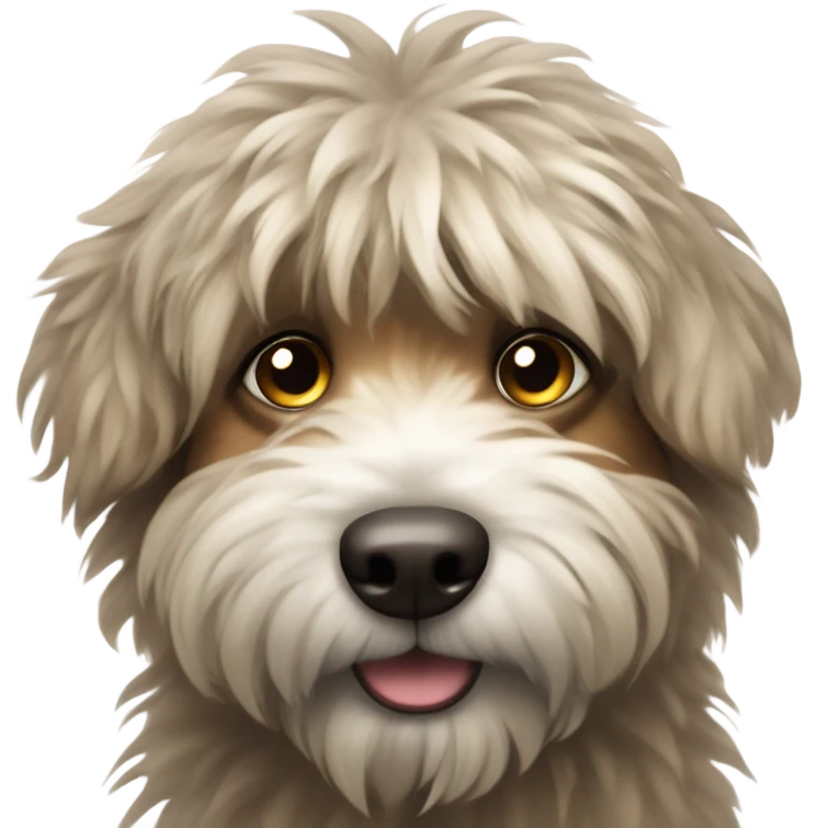 Shaggy pup emoji
