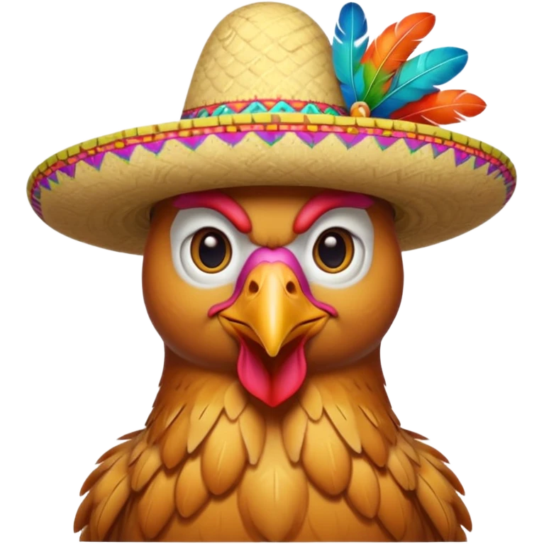 🐓con sombrero  emoji