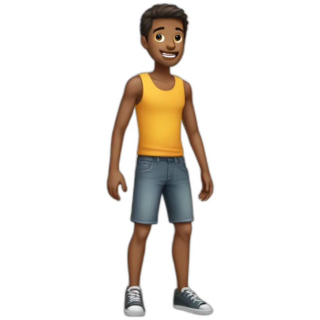 skinny guy emoji
