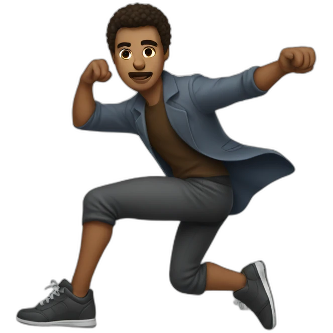 kick the hip emoji