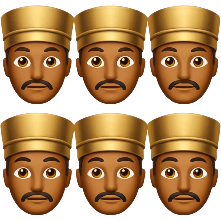 sanxingdui bronze man emoji set emoji