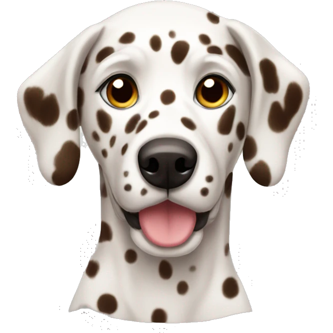 Brown Dalmatian  emoji