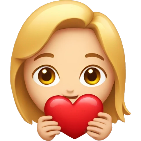 holding heart emoji