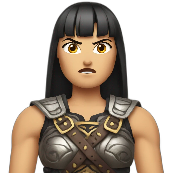 xena warrior princess angry emoji