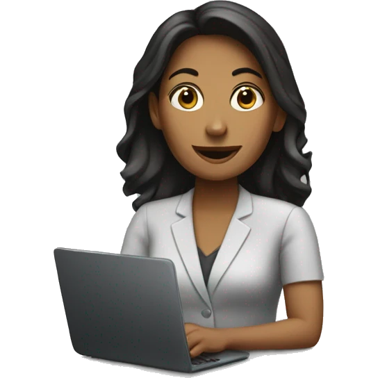 desk reception woman emoji