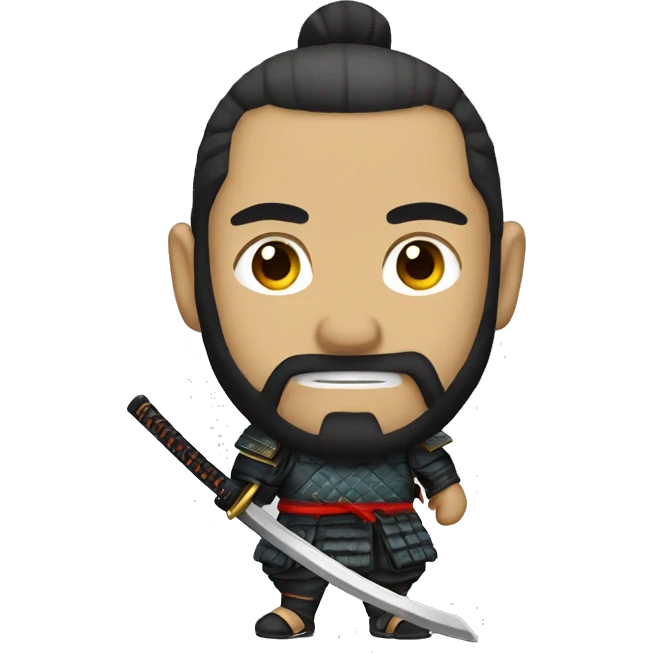 Samurai com espad emoji