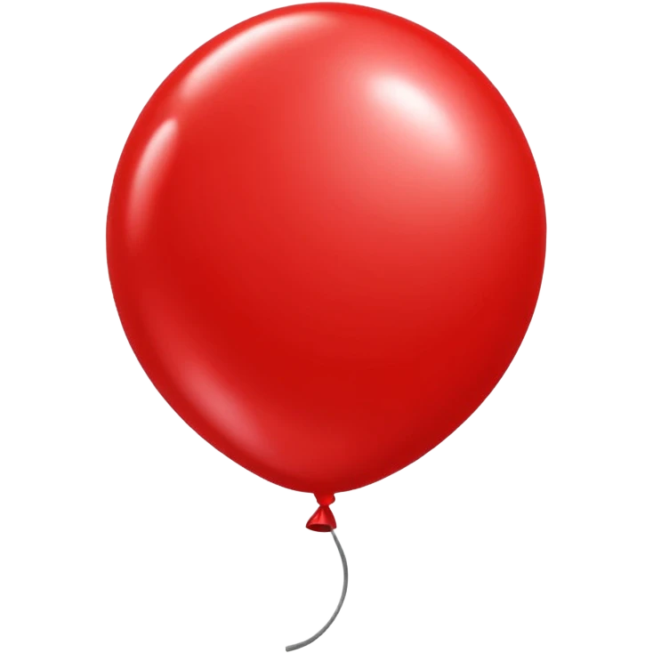 red balloon emoji