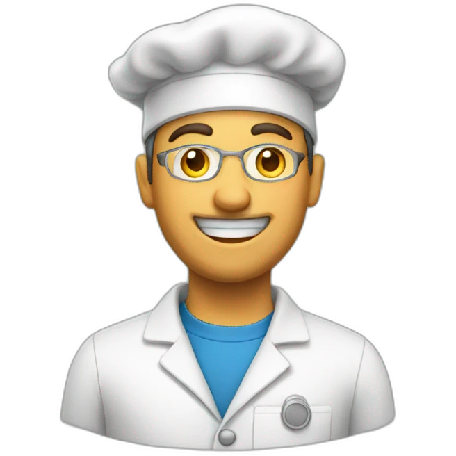 Engineer man cook emoji