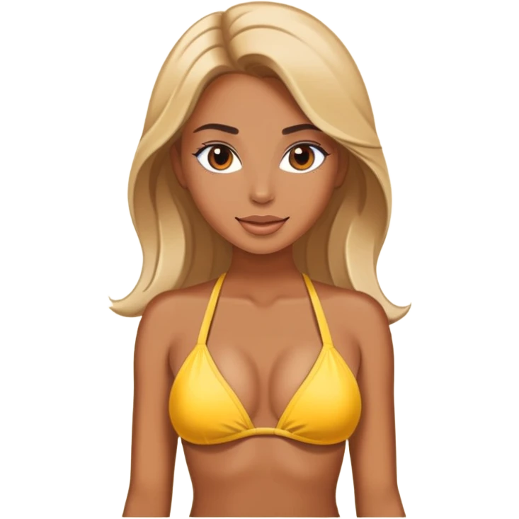 Beutiful woman in bikini  emoji