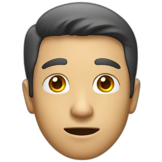 A man is guessing emoji