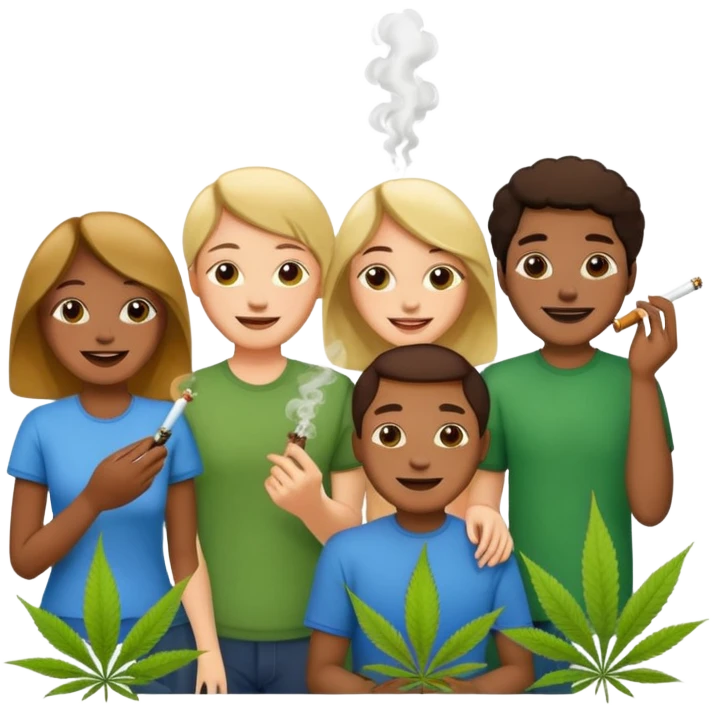 Sinners smoking weed emoji