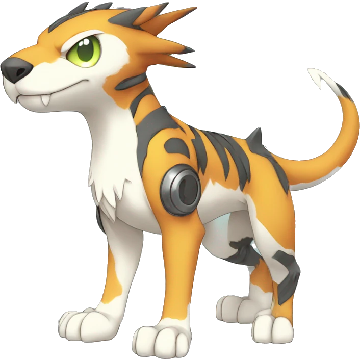 cute cool Digimon-Fakemon-animal full body emoji