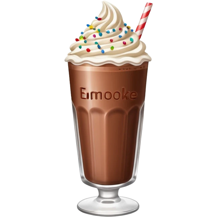 Shit drinks shit shake emoji