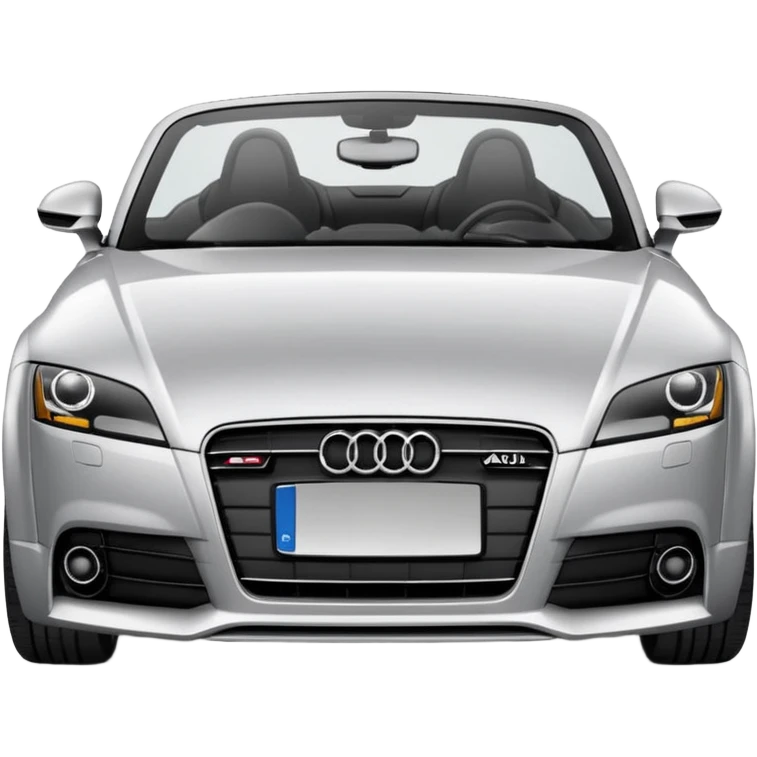 Audi TT, convertible emoji