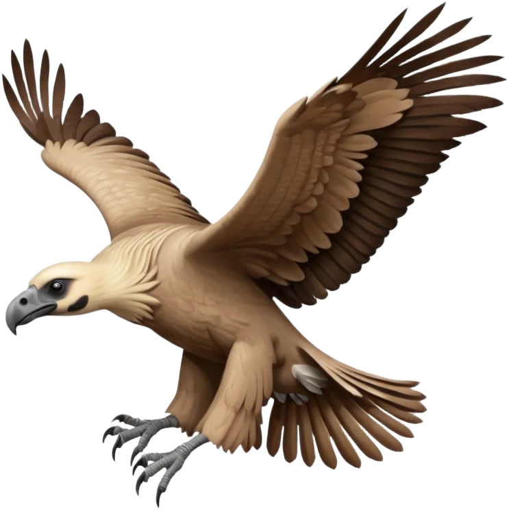 Cape vulture flying  emoji