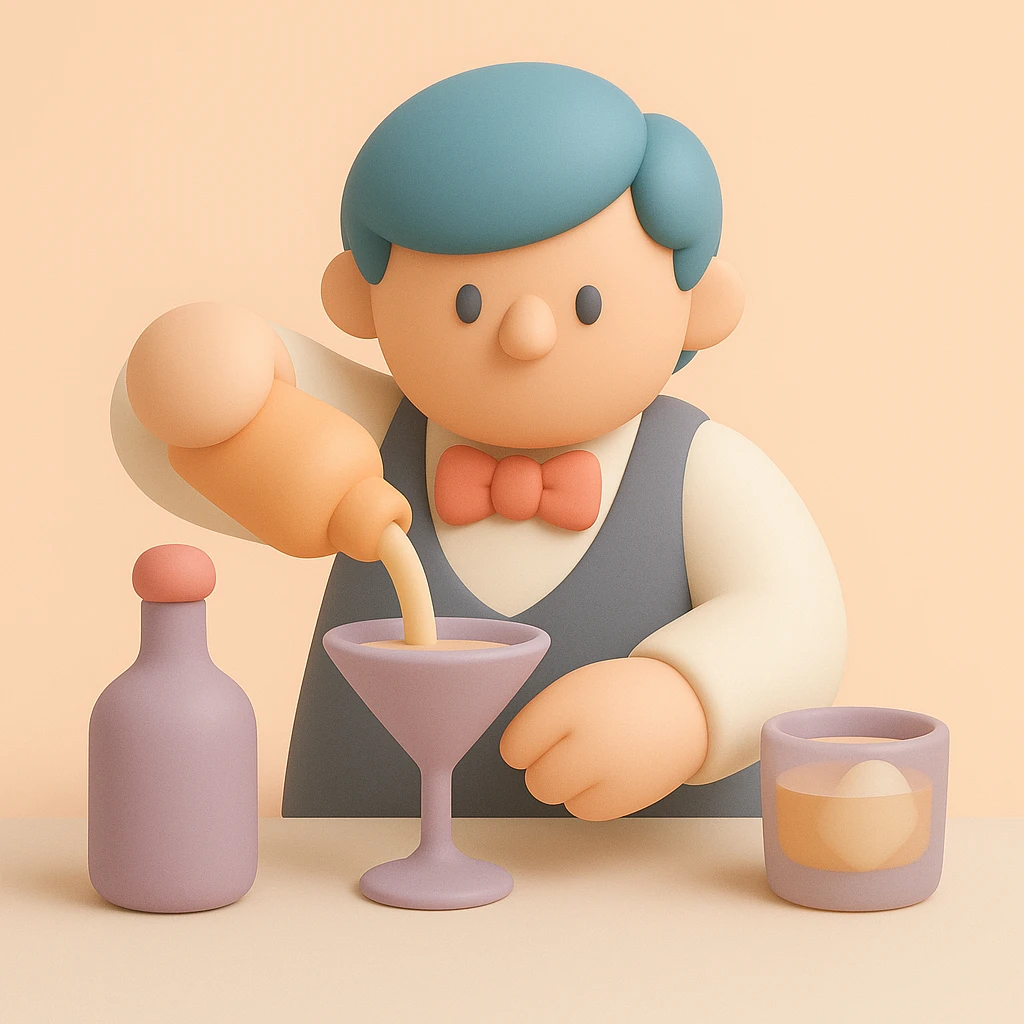 bartender mixing drinks emoji
