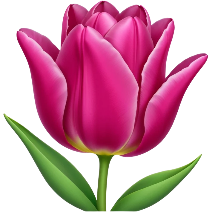 deep pink tulip emoji