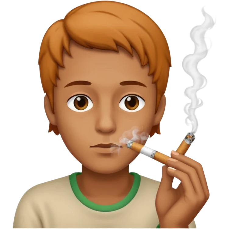 someone smoking a joint  emoji