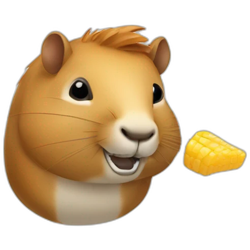 capivara palitando o dente emoji