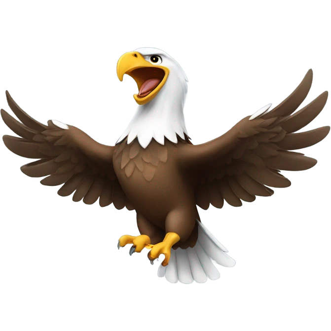 Eagle football touchdown emoji
