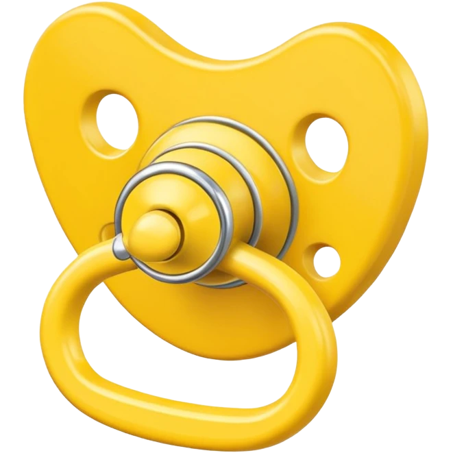 Chupeta amarela emoji