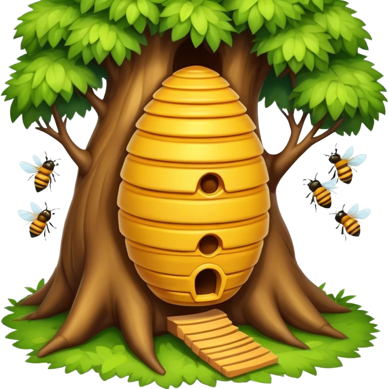 hive in tree emoji