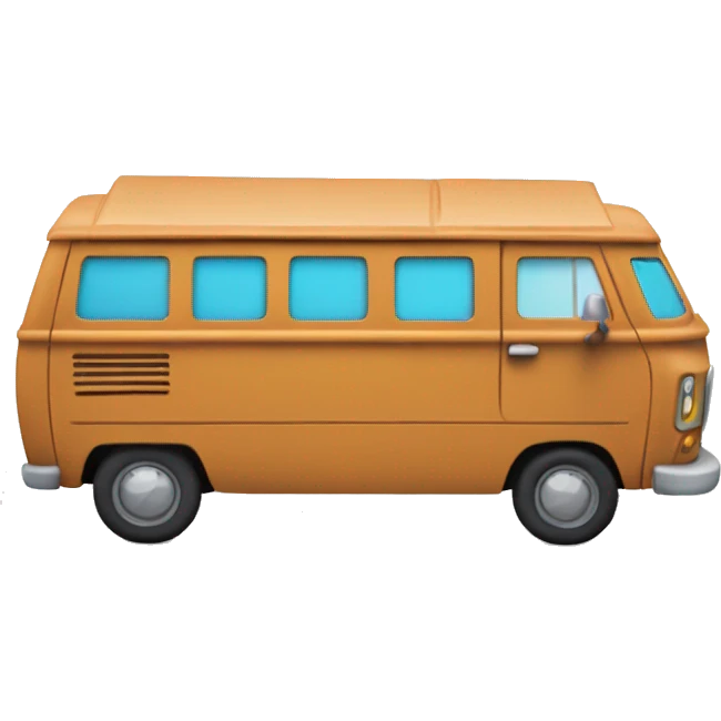 Papercraft Scooby Doo’s mystery van emoji