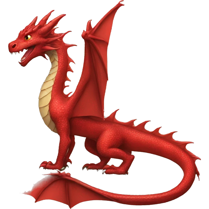 dragon red emoji