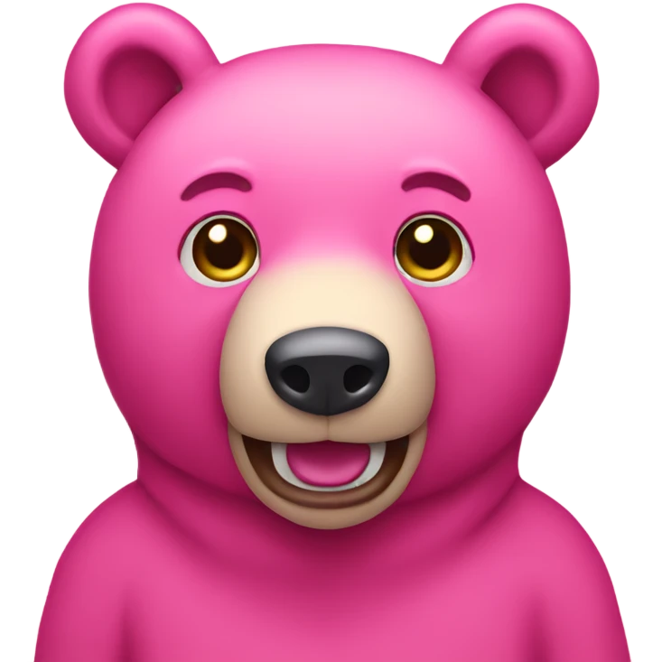 pink bear emoji