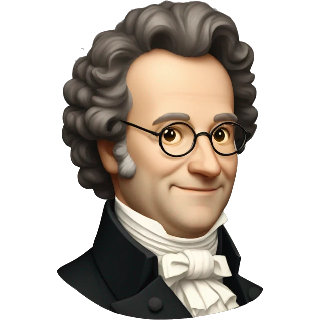 Franz Schubert Smiling emoji