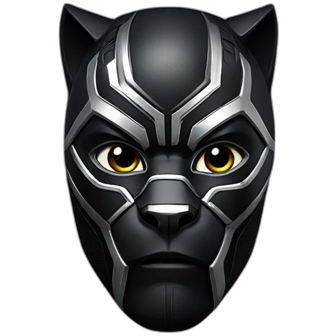 Black Panther, mask, Marvel emoji