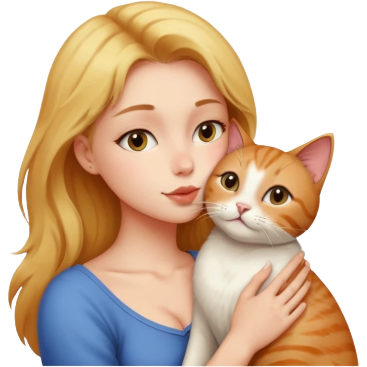 Bär küsst Katze erotisch auf Brüste emoji